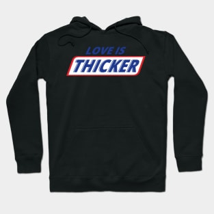 'Love Is Thicker' Awesome Family Love Gift Hoodie